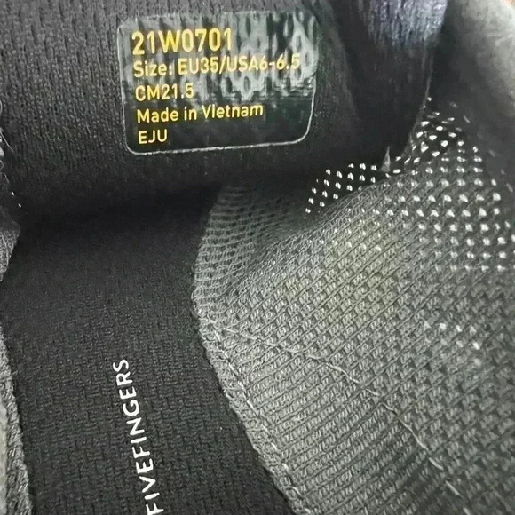 Vibram Black and Orange Men's Shoes - Picture 5 of 6